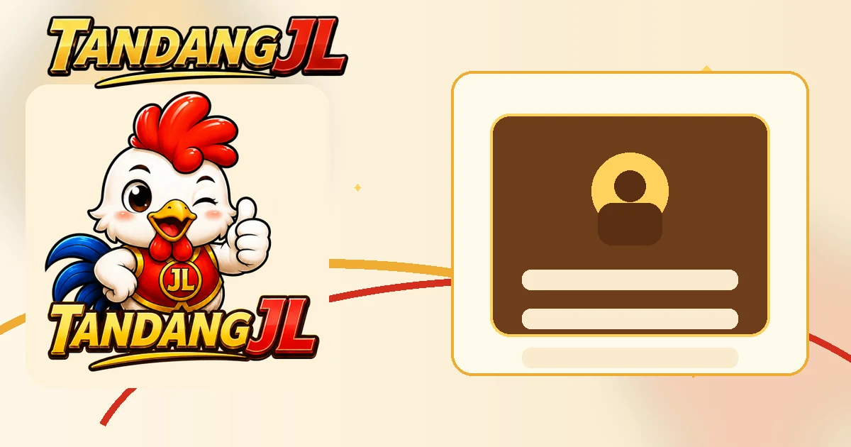 TANDANGJL mascot with account and mobile access elements